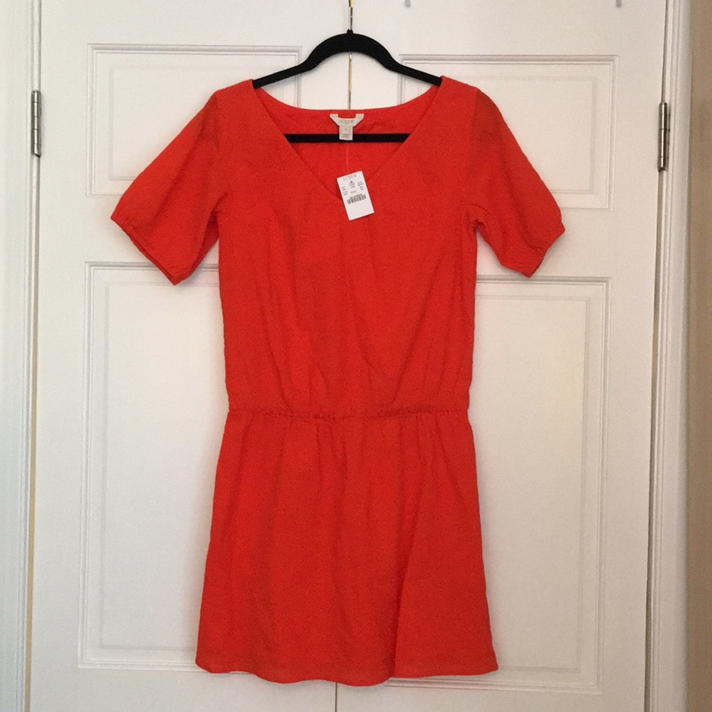 NWT JCrew Cotton Short-Sleeve Dress Sz.XS